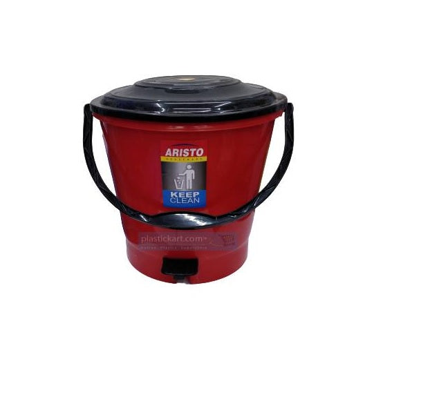 dustbin with pedal Pedal Bucket 107 5.75ltr Aristo Dustbin – Plastickart.com