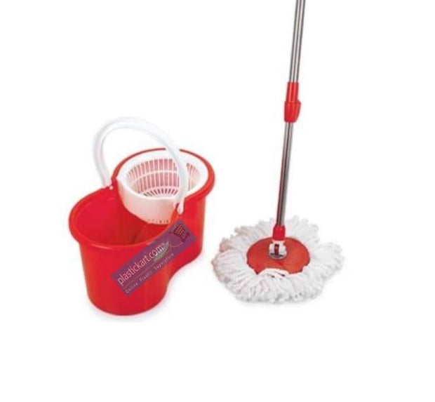 Super Spin Mop Plastic Spinner with Bucket