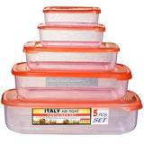 Italy 5pc Aristo Container Set